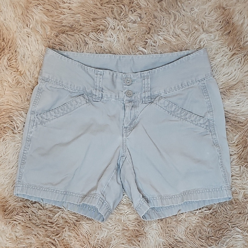 The North Face Women's Khaki Hiking Shorts Size 4 Outdoor Lightweight